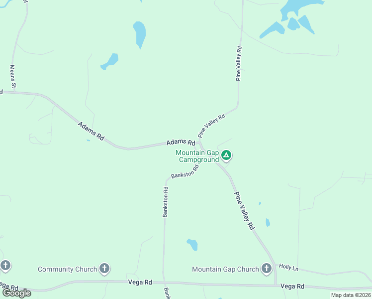 map of restaurants, bars, coffee shops, grocery stores, and more near 2784 Adams Road in The Rock