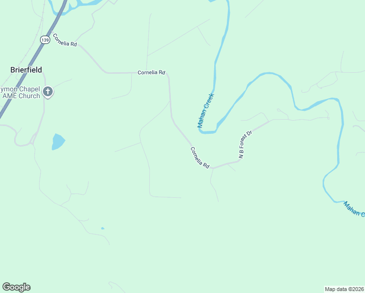 map of restaurants, bars, coffee shops, grocery stores, and more near 309 Captain Morton Drive in Brierfield