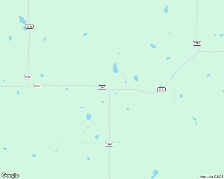 map of restaurants, bars, coffee shops, grocery stores, and more near County Road 2390 in Pickton
