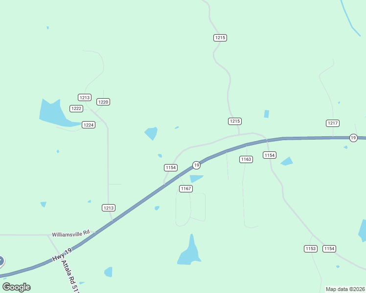 map of restaurants, bars, coffee shops, grocery stores, and more near 2387 Attala Road 1154 in Kosciusko