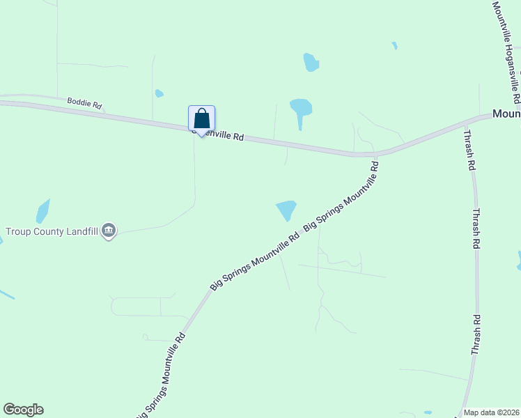 map of restaurants, bars, coffee shops, grocery stores, and more near 3994 Greenville Road in LaGrange