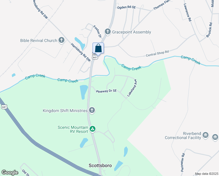 map of restaurants, bars, coffee shops, grocery stores, and more near 103 Hickory Hill Drive Southeast in Milledgeville