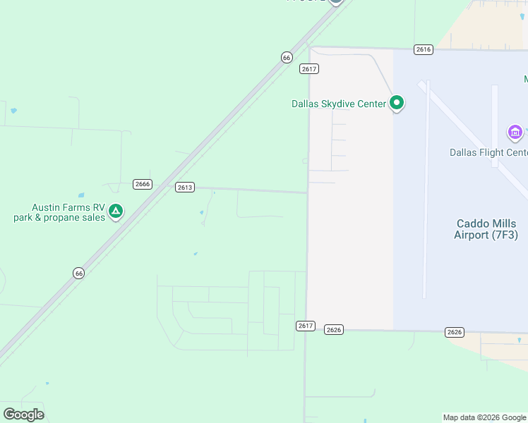map of restaurants, bars, coffee shops, grocery stores, and more near 113 Skyview Court in Caddo Mills