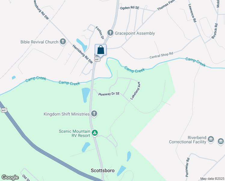 map of restaurants, bars, coffee shops, grocery stores, and more near 103 Hickory Hill Drive Southeast in Milledgeville