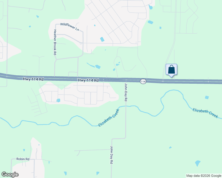 map of restaurants, bars, coffee shops, grocery stores, and more near Shire Avenue in Haslet