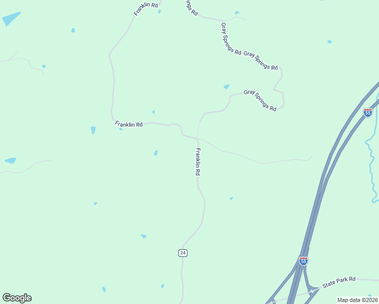map of restaurants, bars, coffee shops, grocery stores, and more near 5693 Franklin Road in Durant