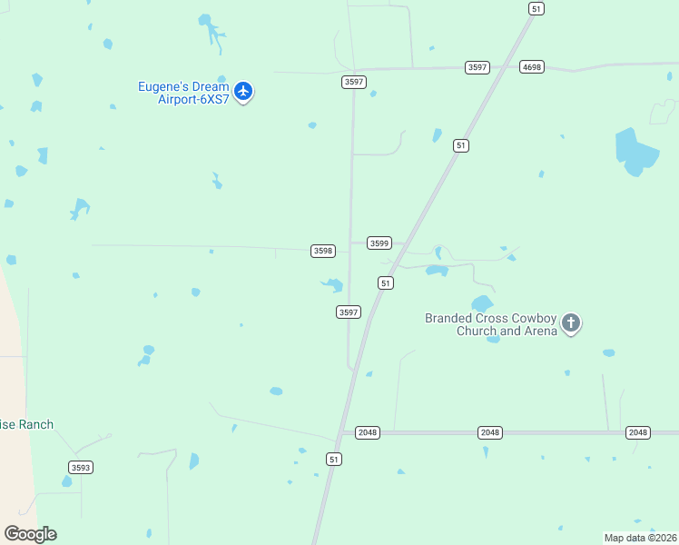 map of restaurants, bars, coffee shops, grocery stores, and more near 211 County Road 3598 in Boyd