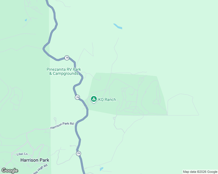 map of restaurants, bars, coffee shops, grocery stores, and more near 484 K Q Ranch Road in Julian
