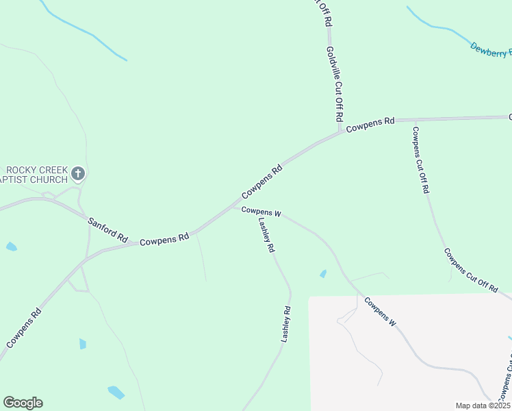 map of restaurants, bars, coffee shops, grocery stores, and more near 1580 Cowpens West in Alexander City