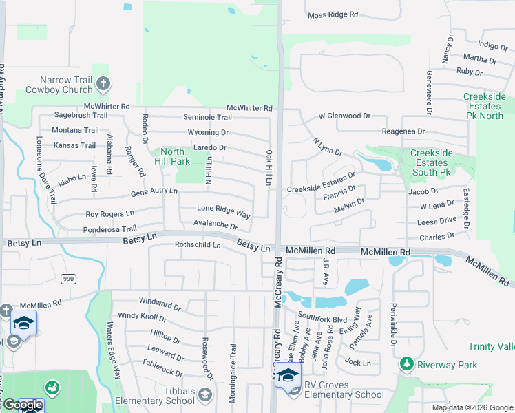 map of restaurants, bars, coffee shops, grocery stores, and more near 1207 Oak Hill Lane in Murphy