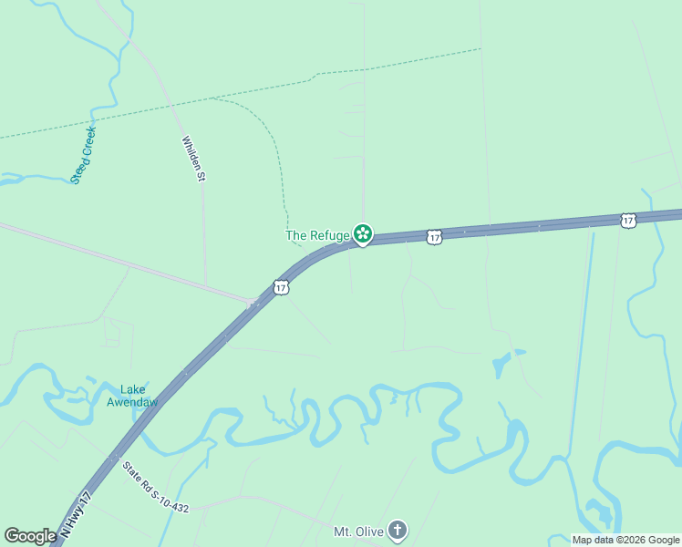map of restaurants, bars, coffee shops, grocery stores, and more near 1059 Butterfly Lane in Awendaw
