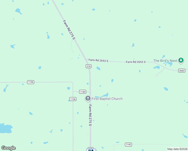 map of restaurants, bars, coffee shops, grocery stores, and more near 6723 Farm Road 275 South in Cumby