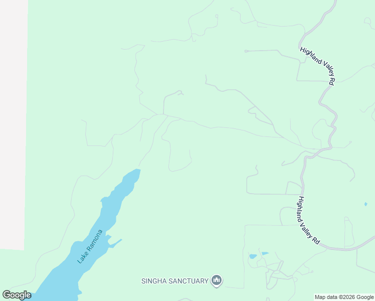 map of restaurants, bars, coffee shops, grocery stores, and more near 15715 Green Valley Truck Trail in Ramona