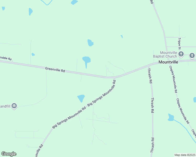 map of restaurants, bars, coffee shops, grocery stores, and more near 4076 Greenville Road in LaGrange