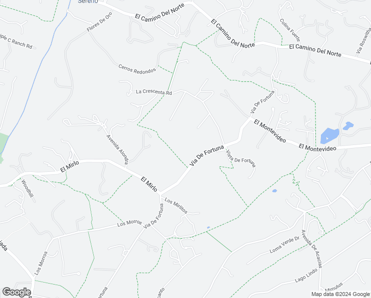 map of restaurants, bars, coffee shops, grocery stores, and more near 17872 Via De Fortuna in Rancho Santa Fe