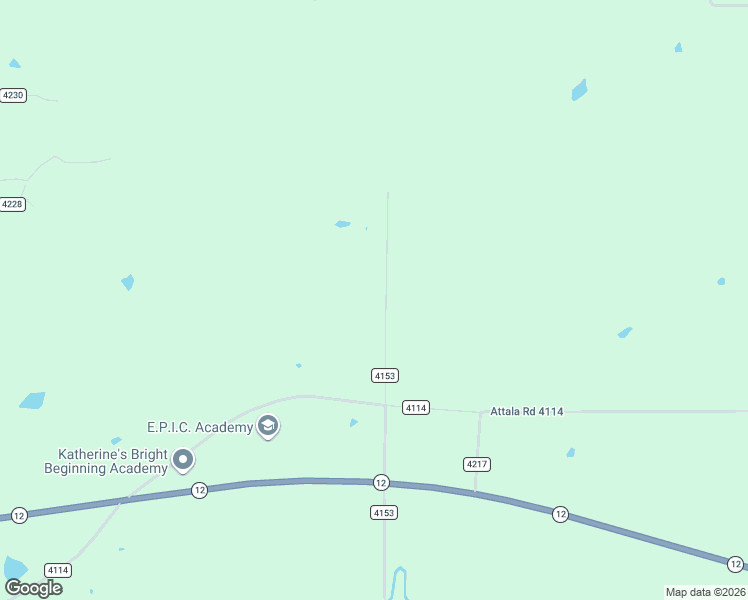 map of restaurants, bars, coffee shops, grocery stores, and more near 4351 Attala Road 3811 in Sallis