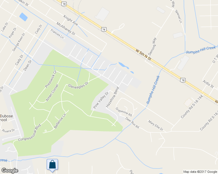 map of restaurants, bars, coffee shops, grocery stores, and more near 127 Pine Valley Dr in Summerville