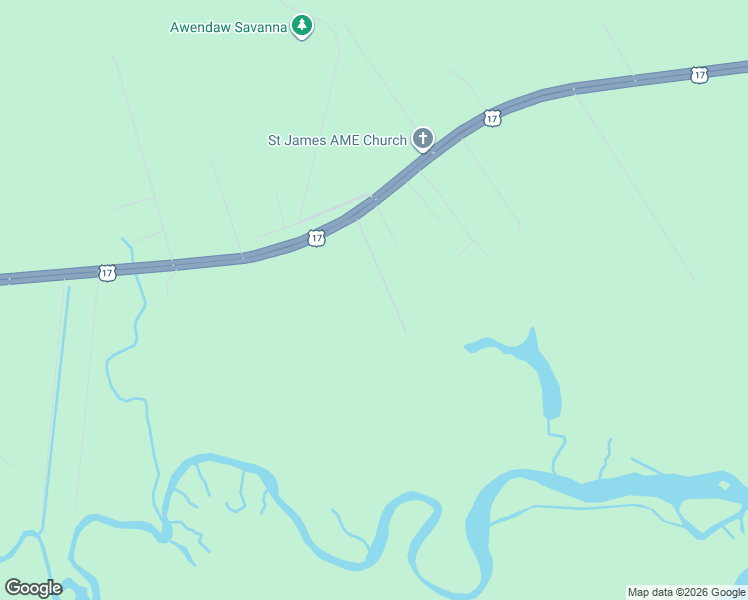map of restaurants, bars, coffee shops, grocery stores, and more near 7945 U.S. 17 in McClellanville
