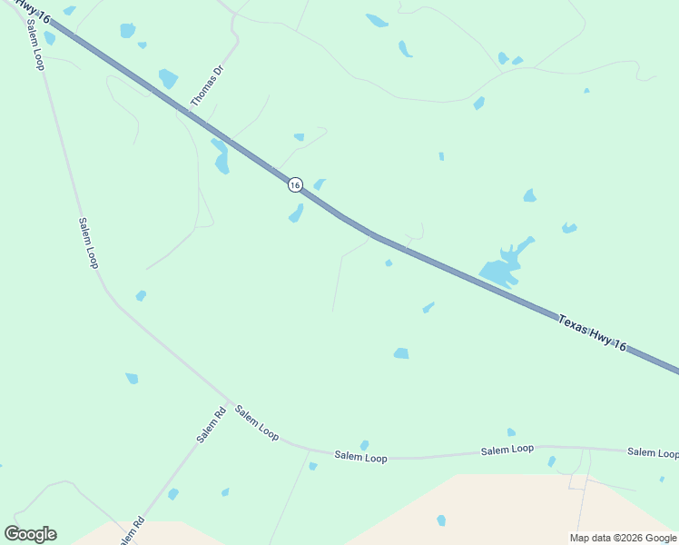 map of restaurants, bars, coffee shops, grocery stores, and more near 4940 Texas 16 in Graham
