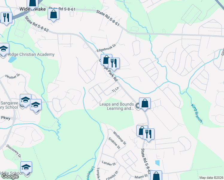 map of restaurants, bars, coffee shops, grocery stores, and more near 1016 Tj Lane in Summerville