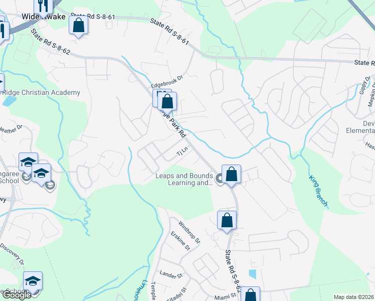 map of restaurants, bars, coffee shops, grocery stores, and more near 10-53 College Park Road in Summerville