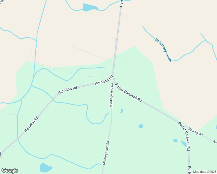 map of restaurants, bars, coffee shops, grocery stores, and more near 633 Porter Carswell Road in Waynesboro