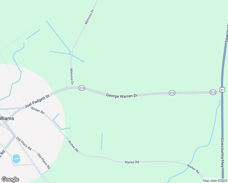 map of restaurants, bars, coffee shops, grocery stores, and more near 902 George Warren Drive in Colleton County