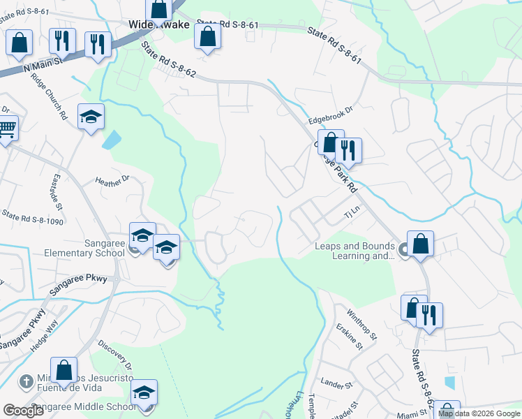 map of restaurants, bars, coffee shops, grocery stores, and more near 157 Tabby Creek Circle in Summerville