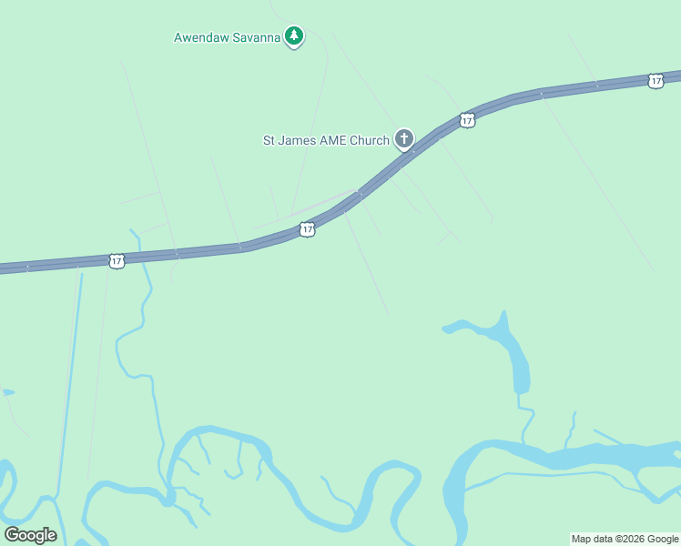 map of restaurants, bars, coffee shops, grocery stores, and more near 7945 U.S. 17 in McClellanville