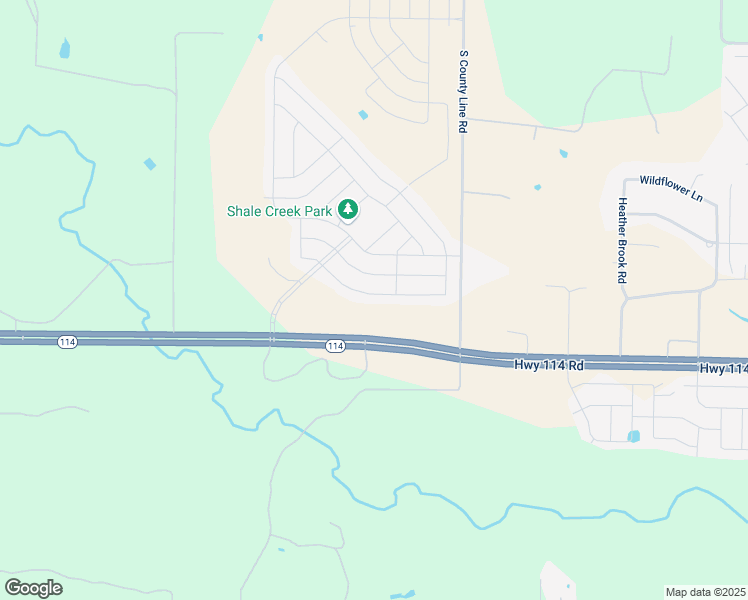 map of restaurants, bars, coffee shops, grocery stores, and more near 12717 Carpenter Lane in Rhome