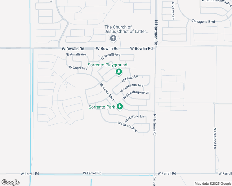 map of restaurants, bars, coffee shops, grocery stores, and more near 37200 West Leonessa Avenue in Maricopa