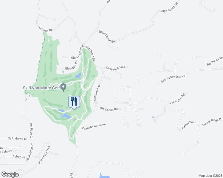 map of restaurants, bars, coffee shops, grocery stores, and more near 14380 Ciera Court in Poway