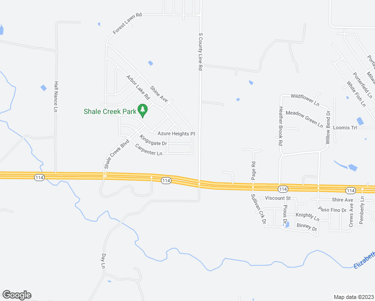 map of restaurants, bars, coffee shops, grocery stores, and more near 12606 Carpenter Lane in Rhome