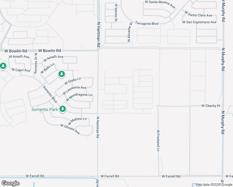 map of restaurants, bars, coffee shops, grocery stores, and more near 17477 North Avelino Drive in Maricopa
