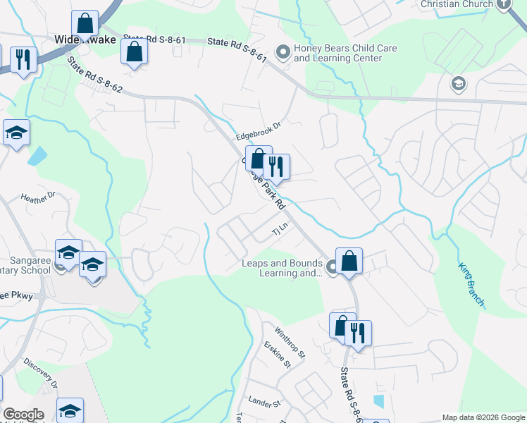 map of restaurants, bars, coffee shops, grocery stores, and more near 1231 Jeanna Street in Summerville