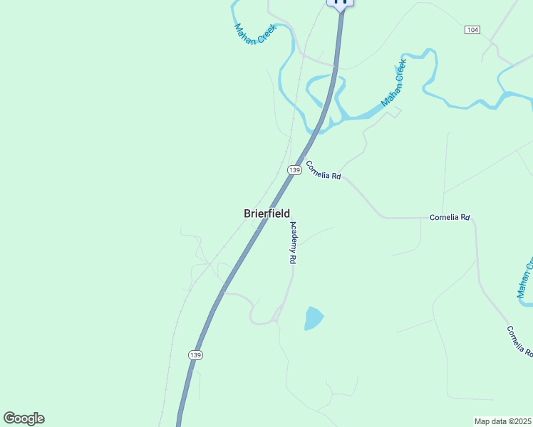 map of restaurants, bars, coffee shops, grocery stores, and more near in Brierfield