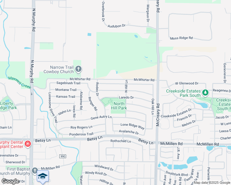 map of restaurants, bars, coffee shops, grocery stores, and more near 541 Laredo Drive in Murphy