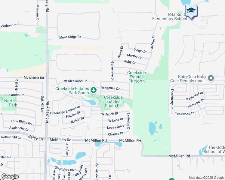 map of restaurants, bars, coffee shops, grocery stores, and more near 3015 Reagenea Drive in Wylie