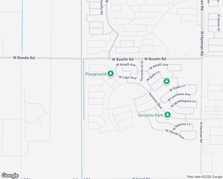 map of restaurants, bars, coffee shops, grocery stores, and more near 37847 West Capri Avenue in Maricopa