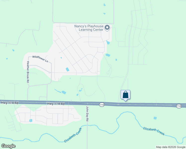 map of restaurants, bars, coffee shops, grocery stores, and more near Loomis Trail in Northlake