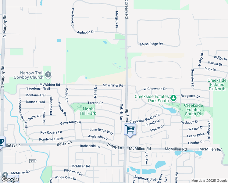 map of restaurants, bars, coffee shops, grocery stores, and more near 642 Seminole Trail in Murphy