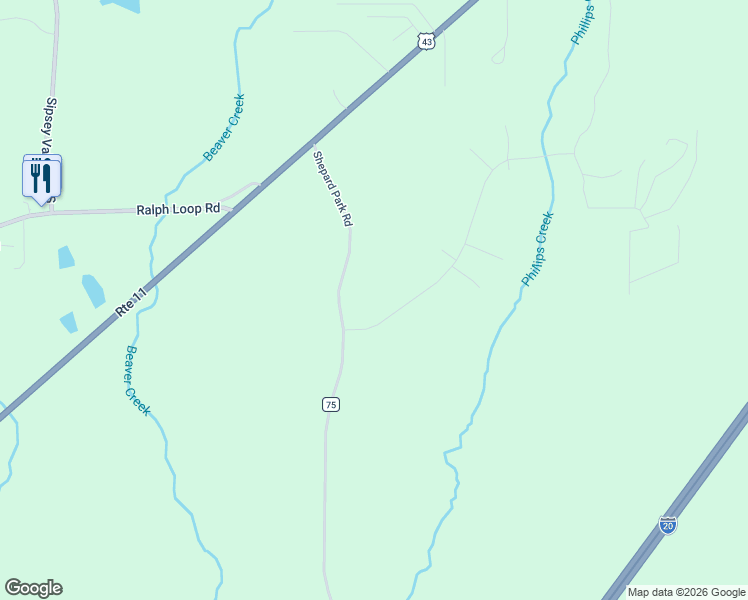 map of restaurants, bars, coffee shops, grocery stores, and more near in Tuscaloosa County
