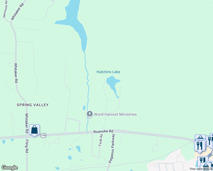 map of restaurants, bars, coffee shops, grocery stores, and more near 304 West Lakeview Drive in LaGrange