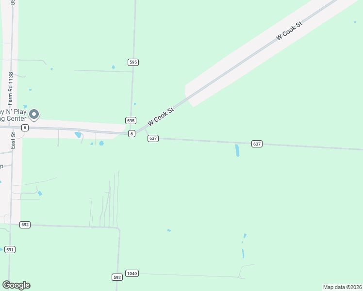 map of restaurants, bars, coffee shops, grocery stores, and more near 20392 County Road 637 in Nevada