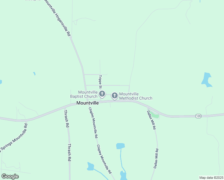 map of restaurants, bars, coffee shops, grocery stores, and more near 302 College Street in LaGrange