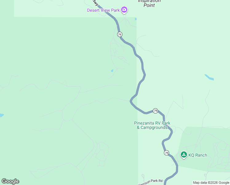 map of restaurants, bars, coffee shops, grocery stores, and more near 704 East Incense Cedar Road in Julian