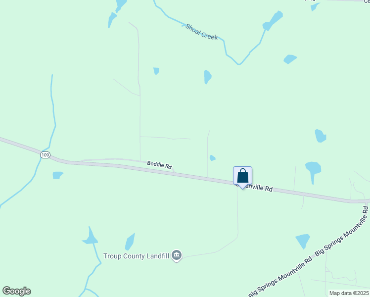 map of restaurants, bars, coffee shops, grocery stores, and more near 142 Carr Road in LaGrange