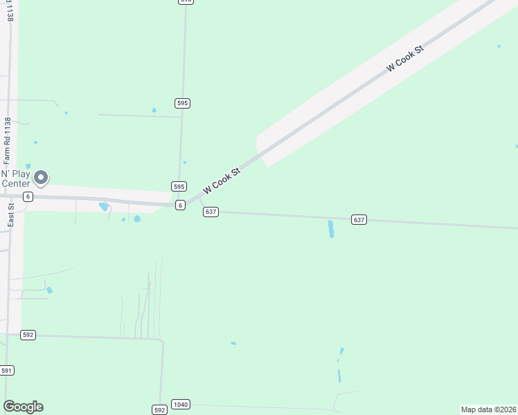 map of restaurants, bars, coffee shops, grocery stores, and more near 20392 County Road 637 in Nevada