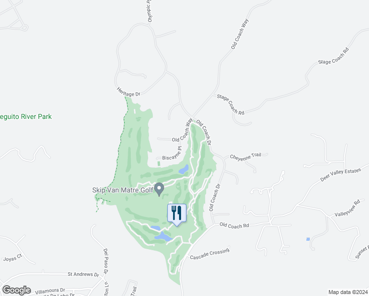 map of restaurants, bars, coffee shops, grocery stores, and more near 14175 Biscayne Place in Poway