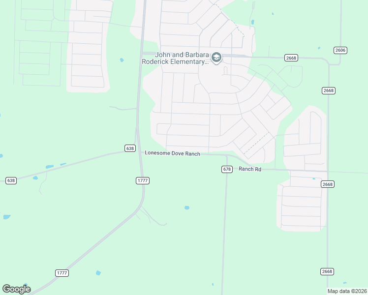 map of restaurants, bars, coffee shops, grocery stores, and more near 7640 County Road 678 in Royse City